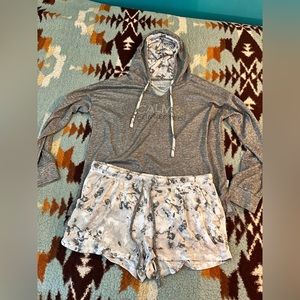 Danskin Pajama Long-sleeve and Shorts Set
